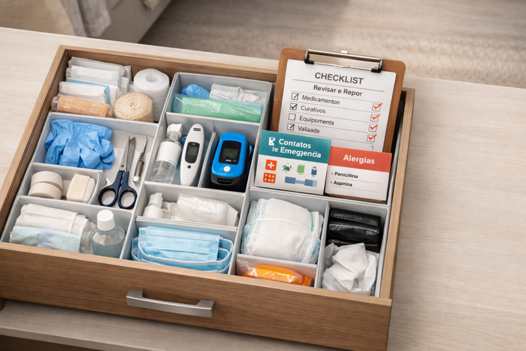 gaveta de emergência