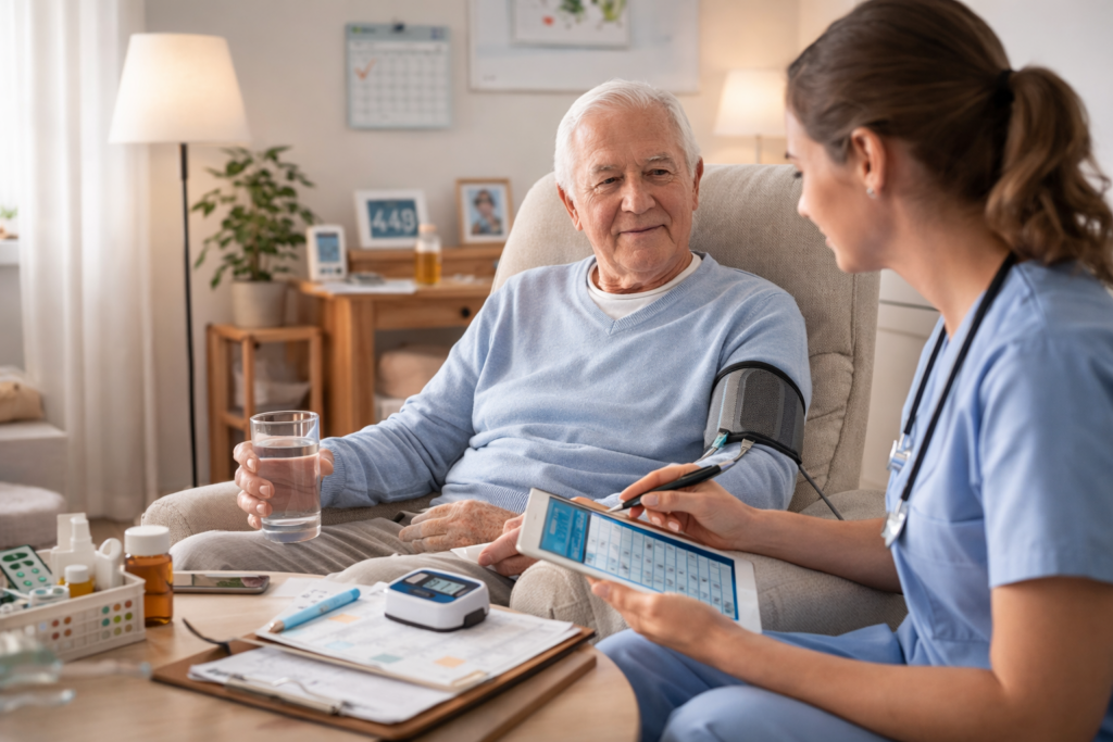 monitoramento domiciliar