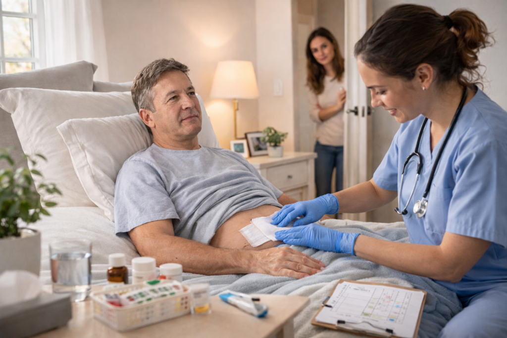 Home care após cirurgia