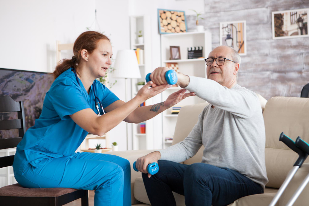 Fisioterapia domiciliar para idosos